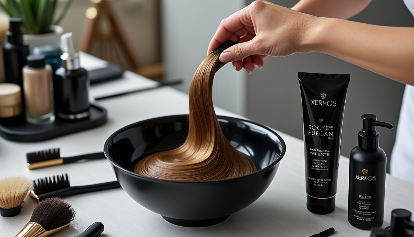 découvrez notre coloration blond foncé sans ammoniaque en format xxl 180ml, pour un soin doux qui respecte vos cheveux tout en leur offrant un éclat naturel et lumineux.