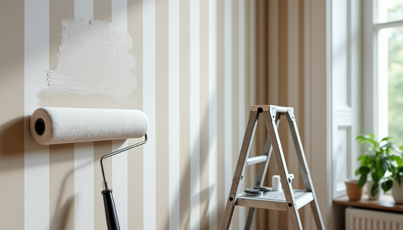 découvrez nos conseils pour choisir la peinture idéale et transformer facilement votre papier peint en une surface moderne et personnalisée.