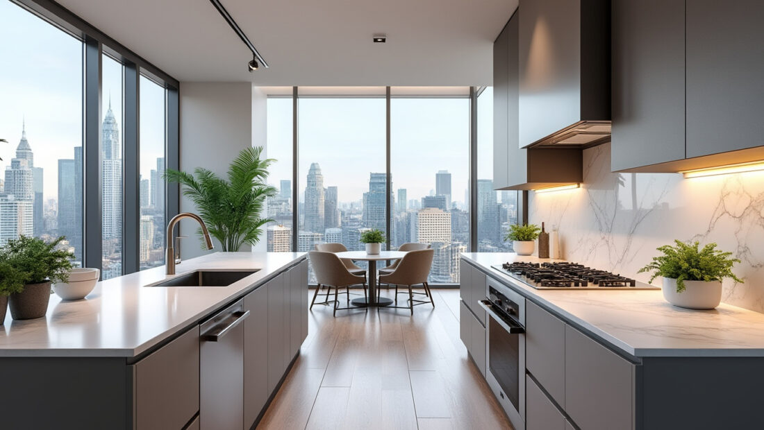 découvrez la cuisine parallèle optimisée avec le design intelligent du modèle toronto, alliant fonctionnalité et esthétisme pour un espace culinaire moderne et efficace.