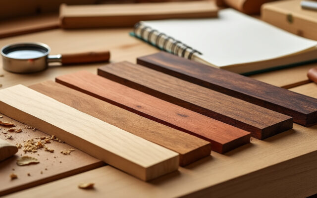 apprenez à reconnaître les principales essences de bois grâce à ce guide pratique pour débutants : couleurs, veinures, textures et usages à observer.