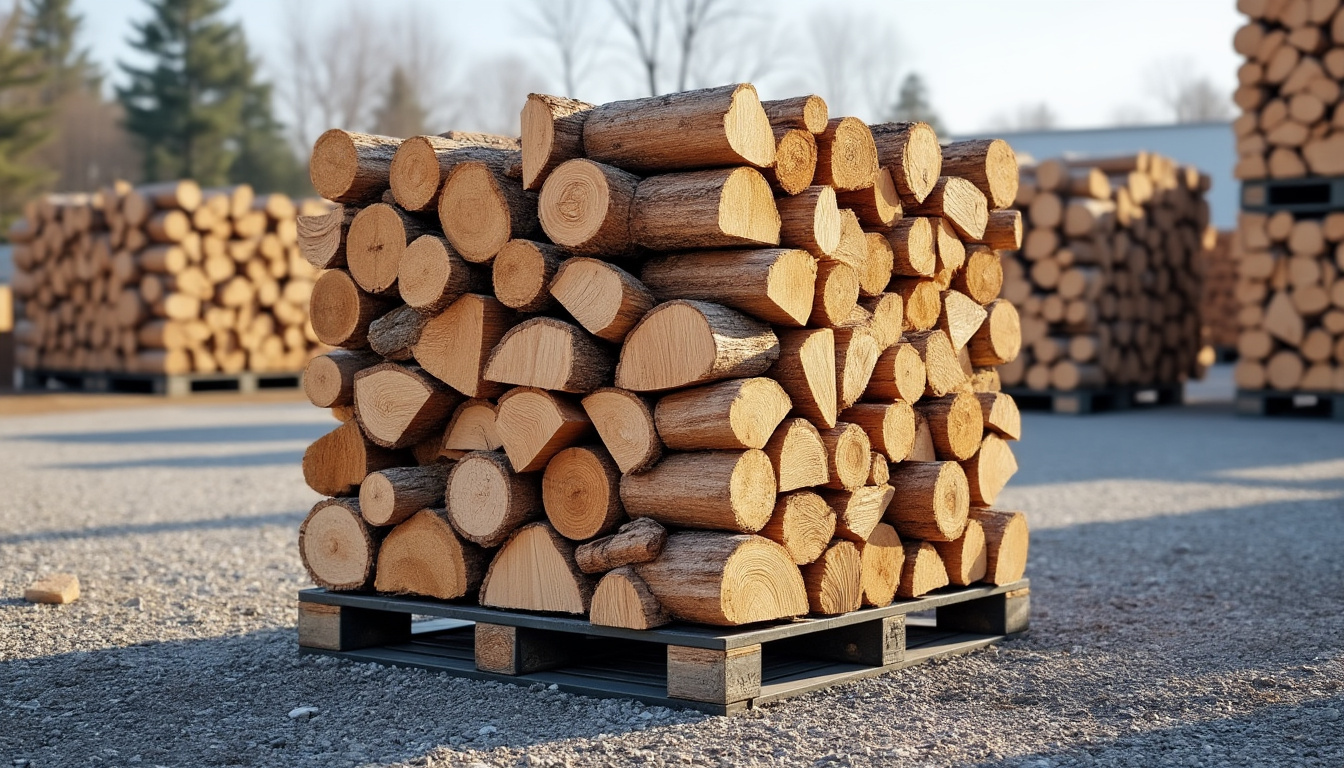achetez votre palette de bois de chauffage 1,5 stère avec un mélange de feuillus durs en bûches de 50 cm. offre à 91,33€ le stère, idéal pour un chauffage efficace et durable.