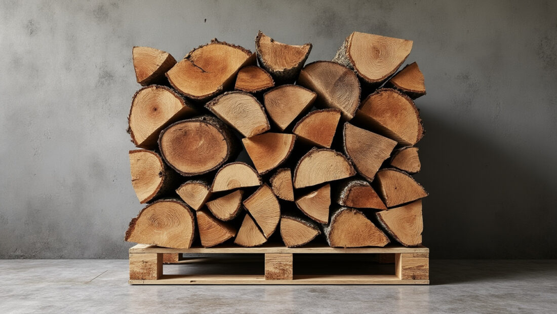 découvrez notre palette de bois de chauffage de 1,5 stère, composée d'un mélange de feuillus durs en bûches de 50 cm. chauffez efficacement votre maison au meilleur prix : 91,33€ le stère.