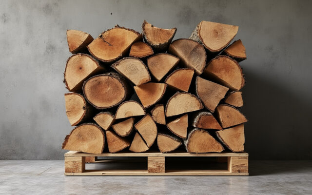 découvrez notre palette de bois de chauffage de 1,5 stère, composée d'un mélange de feuillus durs en bûches de 50 cm. chauffez efficacement votre maison au meilleur prix : 91,33€ le stère.
