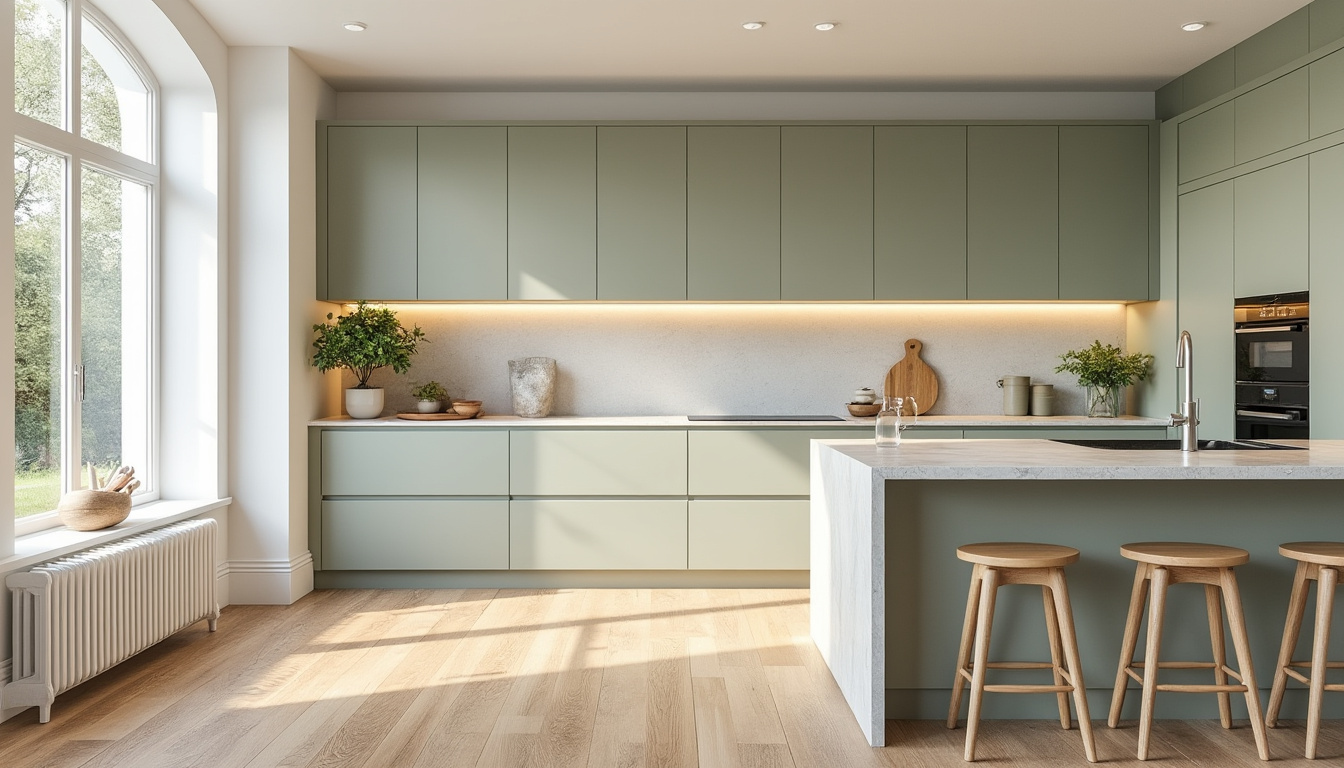 découvrez une cuisine apaisante où l’harmonie des couleurs se mêle à un design élégant pour créer un espace chaleureux, raffiné et propice au bien-être.